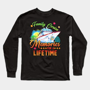 Family Cruise 2024 Family Vacation Making Memories Together Long Sleeve T-Shirt